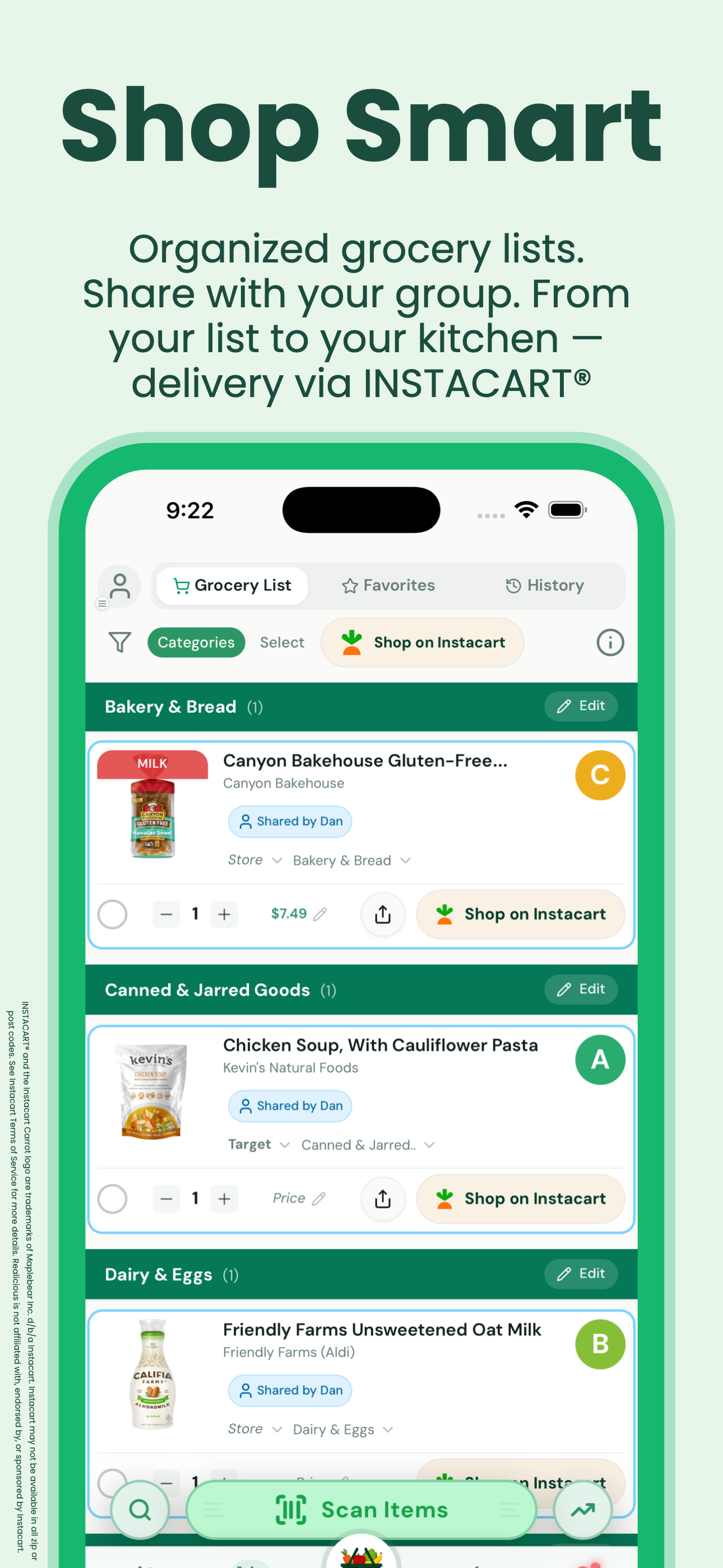 Realicious: Grocery Scanner screenshot 4