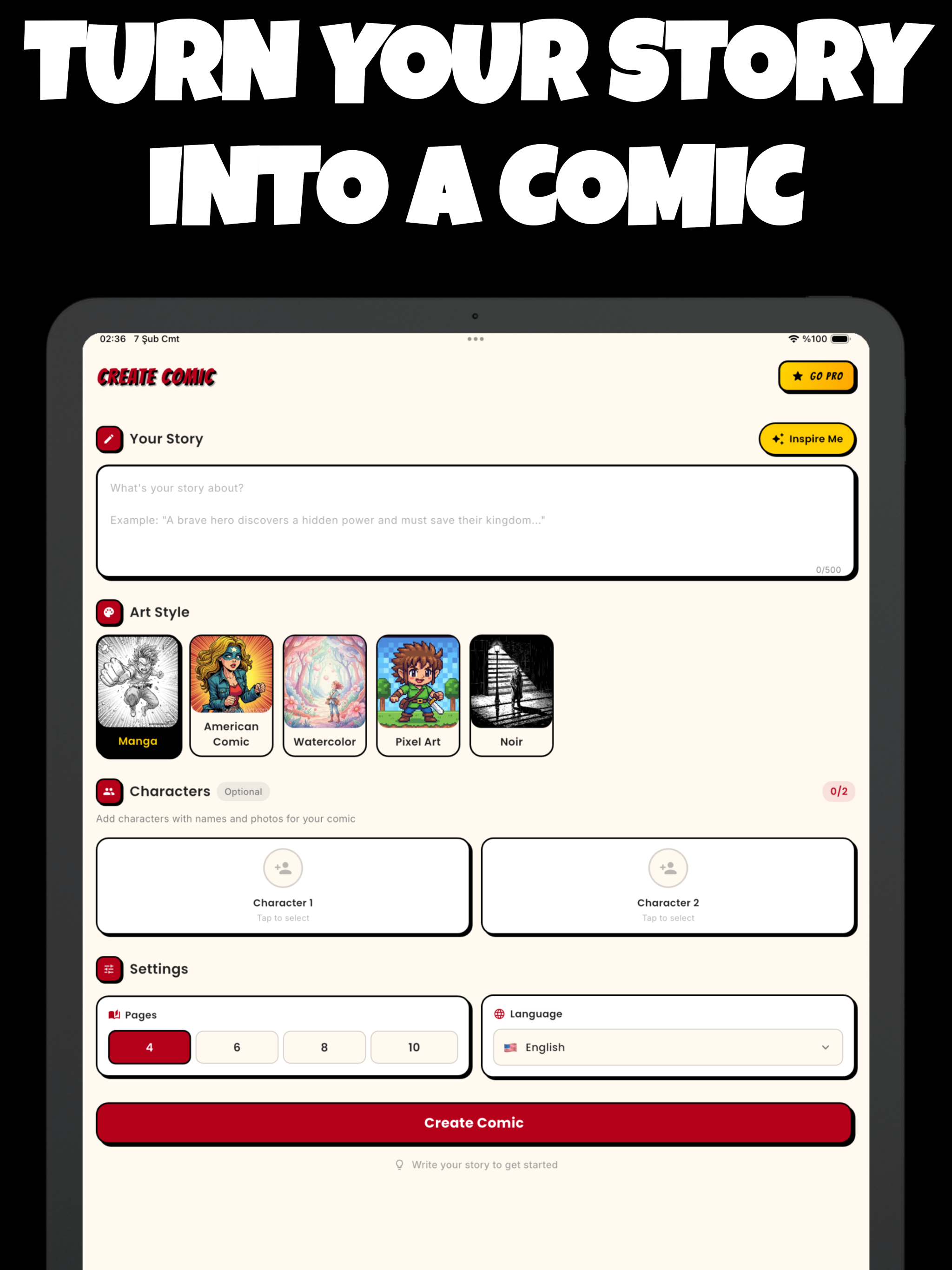 AI Comic Maker - Manga screenshot 6
