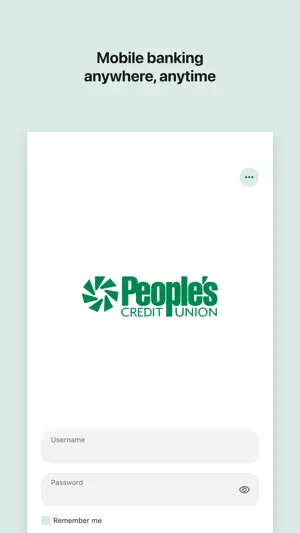 People's CU Mobile Banking screenshot 1