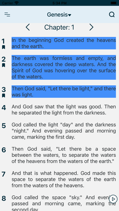 New Living Translation NLT Screenshot