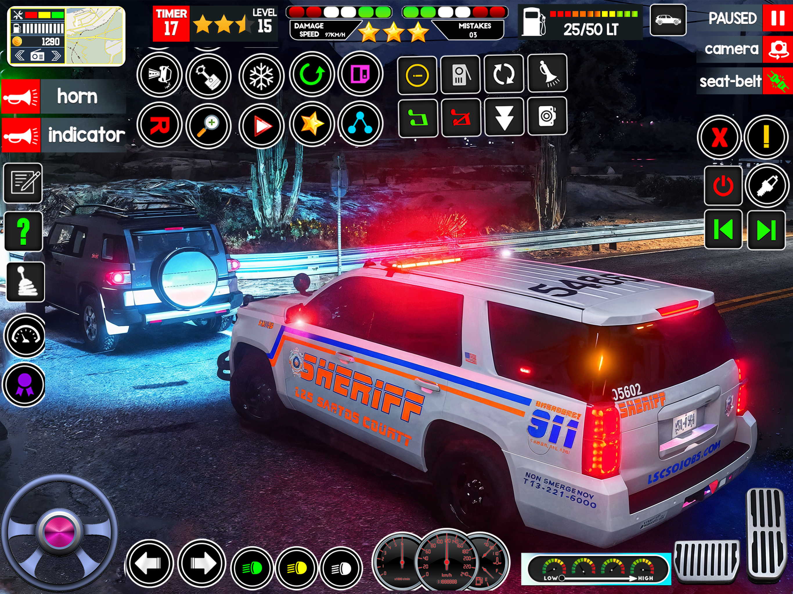 Police Cop Car Driving Game 3D