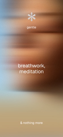 Gentle: Breathwork, Meditation iPhone screenshot