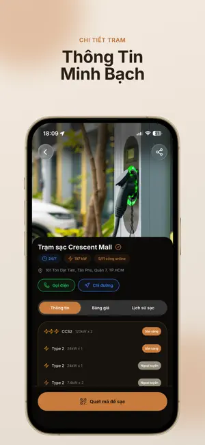 Pini - Trạm sạc xe điện screenshot 3