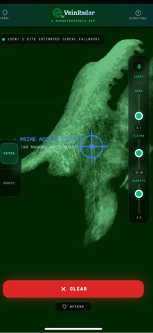 VeinRadar screenshot