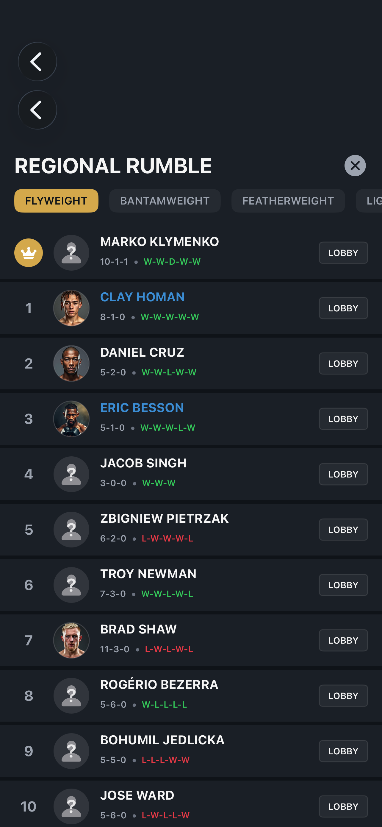 Pure MMA: Manager