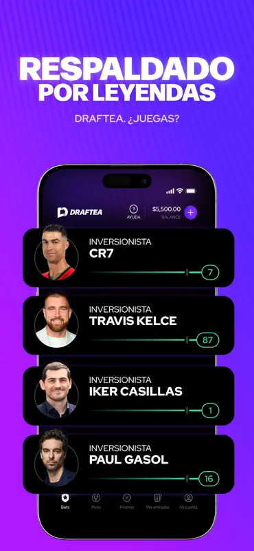 Draftea - Apuestas Deportivas screenshot 8 of 8