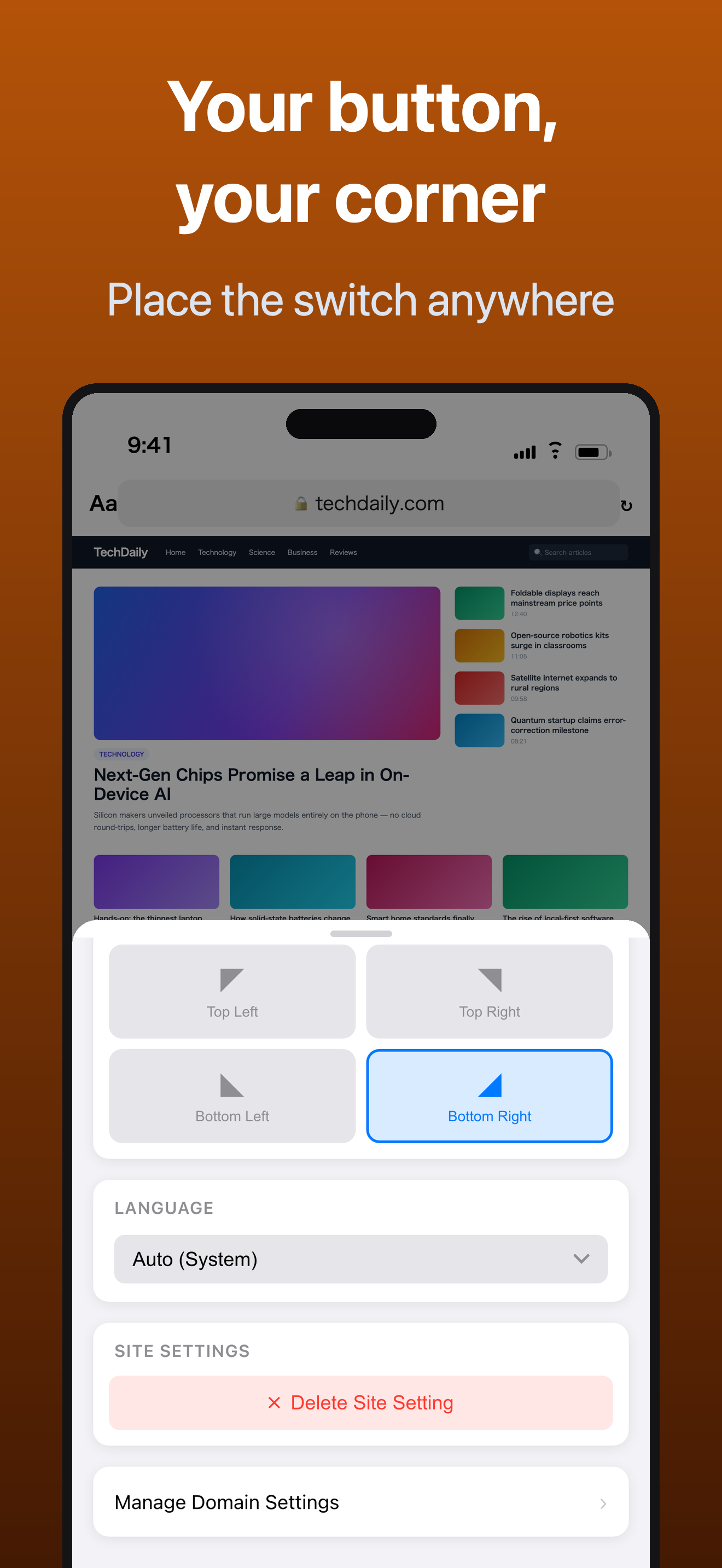 PC View Mode for Safari