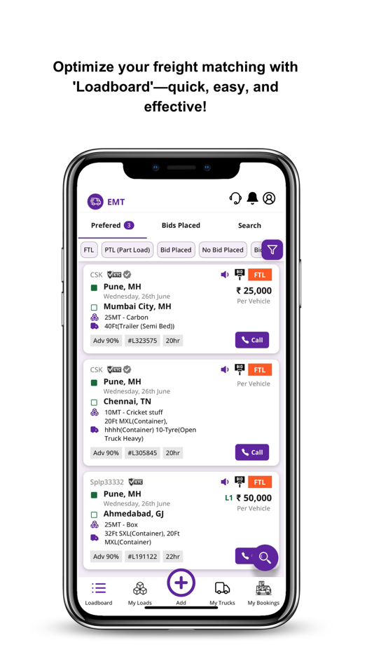 #1. EMT - Find Trucks, Find Loads (iOS) 게시자: Manish Kukreja