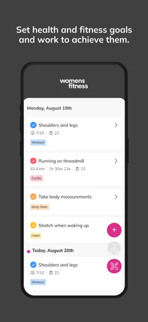 Womens Fitness Training App screenshot 4
