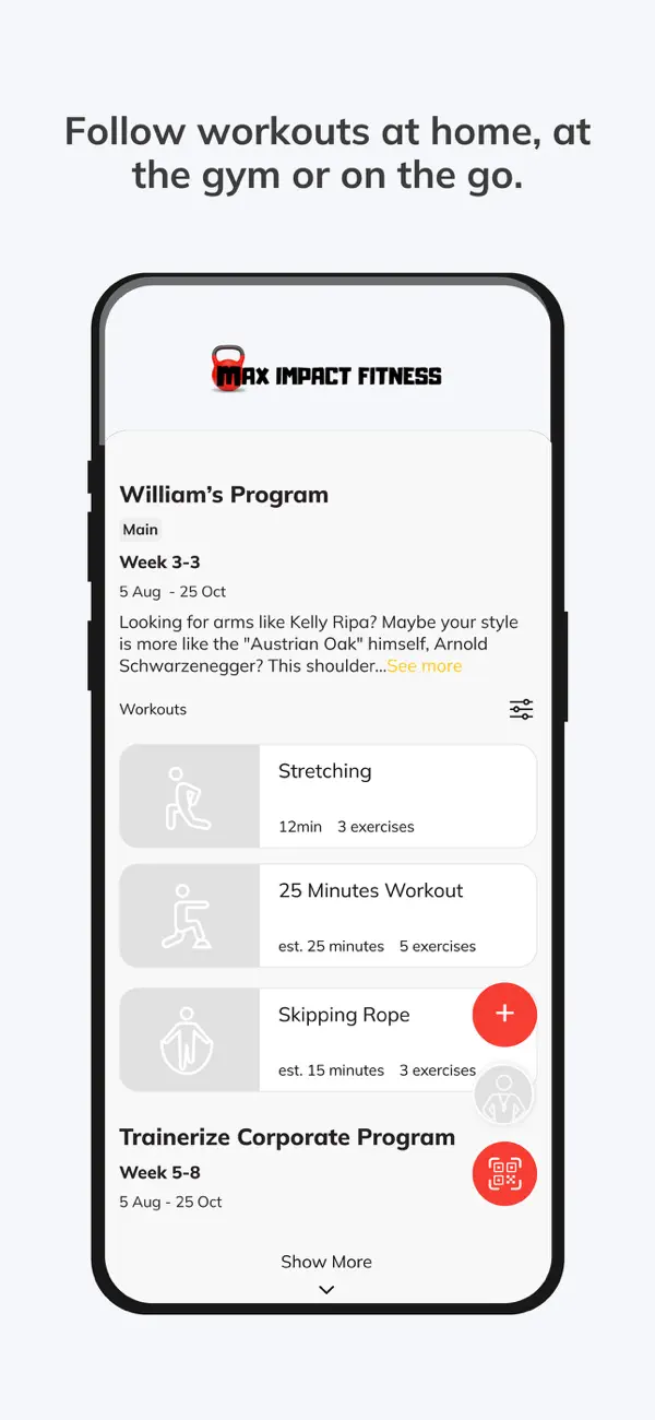 Screenshot #3 pour MAX IMPACT Fitness