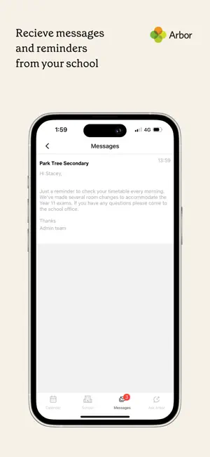 Arbor Student App iPhone screenshot 6