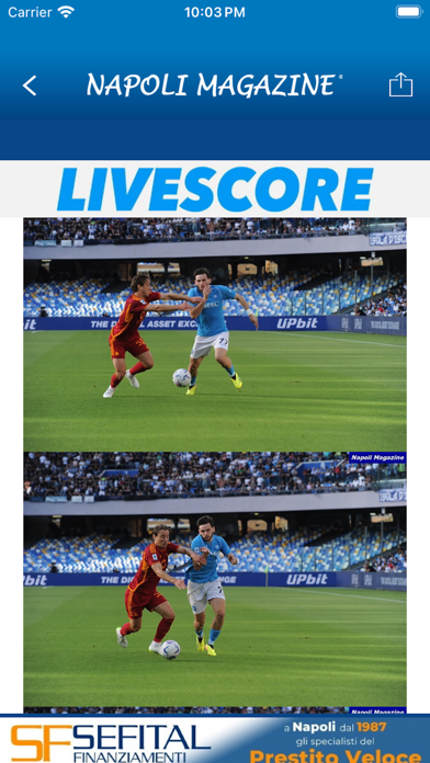 Napoli Magazine Screenshot