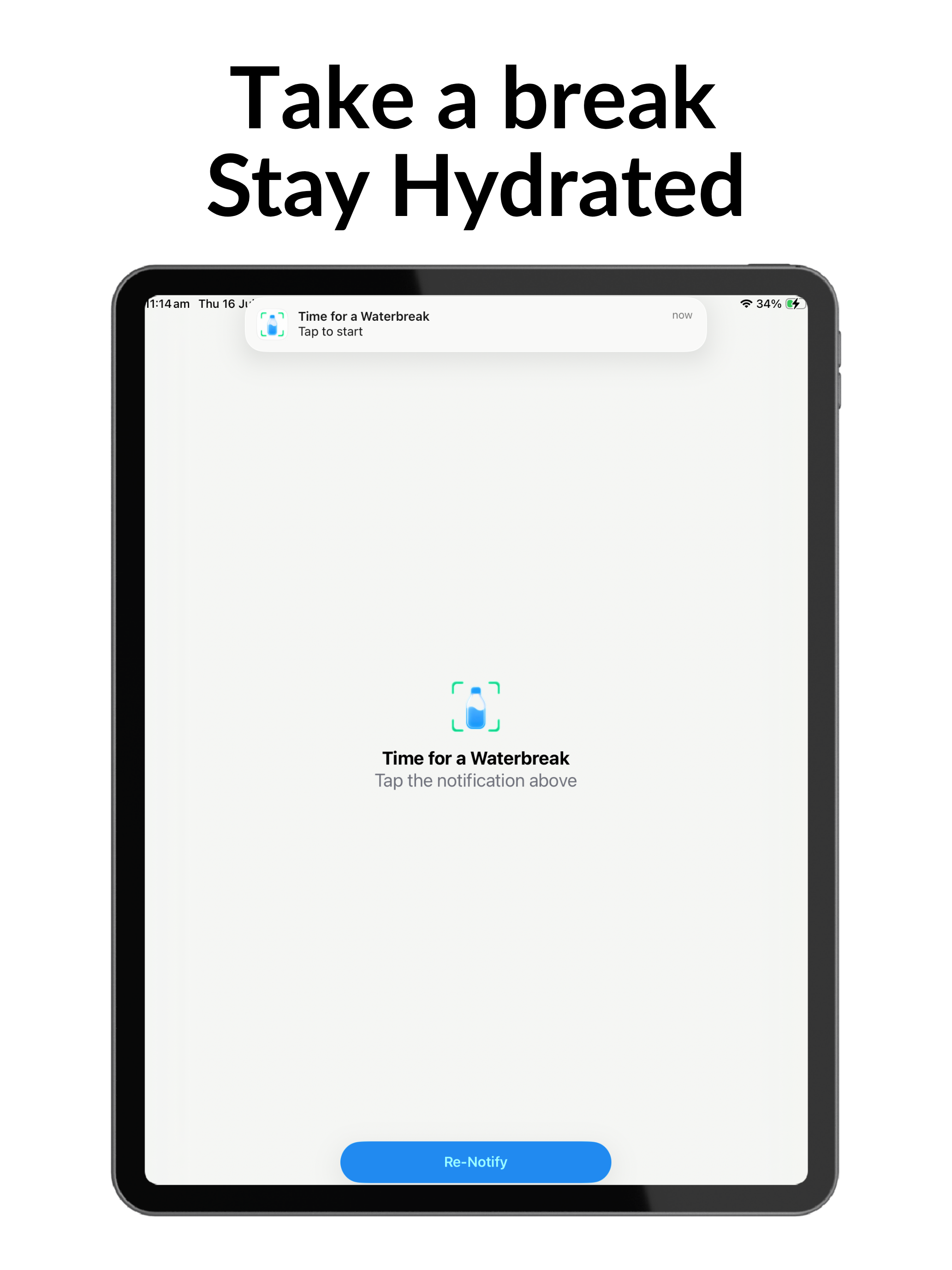 Waterbreak: Tracker & Reminder screenshot 5