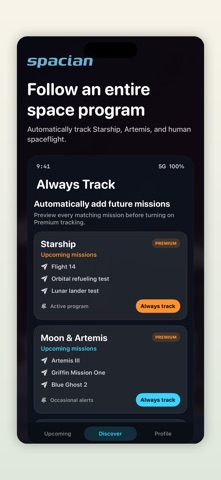 Spacian: Rocket Launch Tracker screenshot