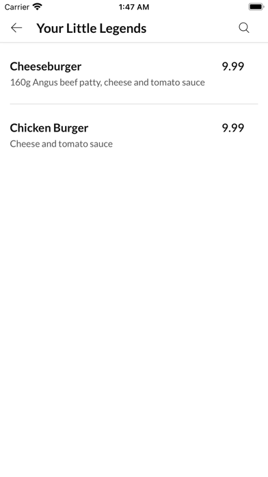 Mister Gs Burgers And Wraps Screenshot
