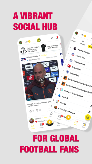 Football Fan - Social App Screenshot