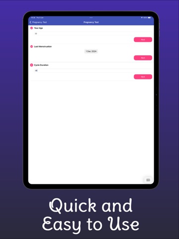 Pregnancy Test Checker Scanner iPad screenshot