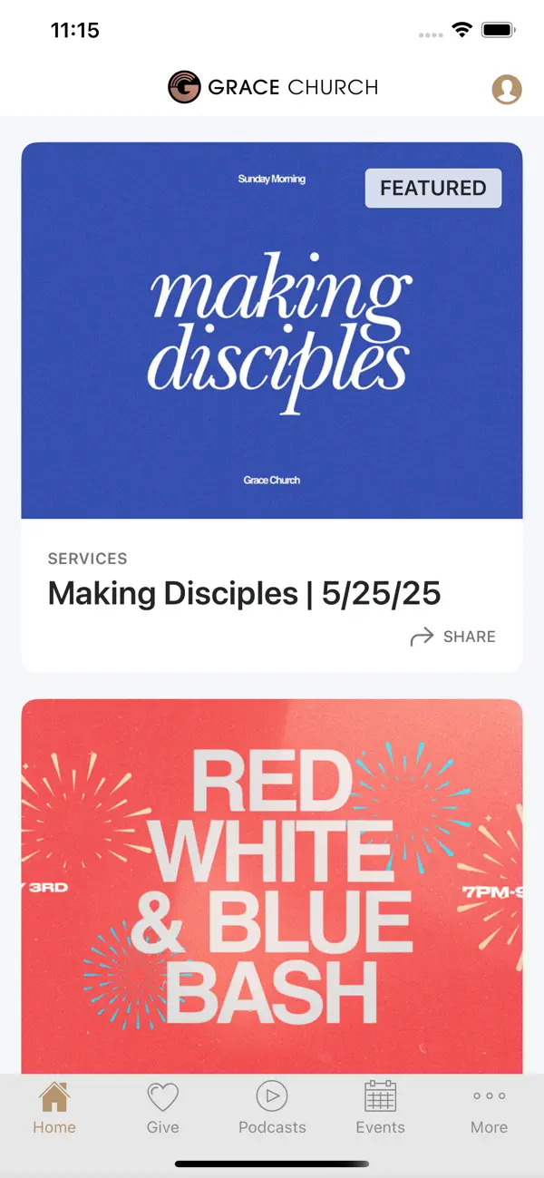Screenshot #1 pour Grace Church Oceanside