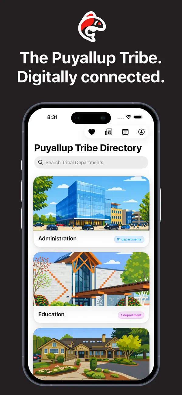 #1. Puyallup Tribe Directory (iOS) Ved: Miguel Douglas