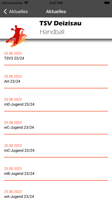 Screenshot #3 pour TSV Deizisau Handball