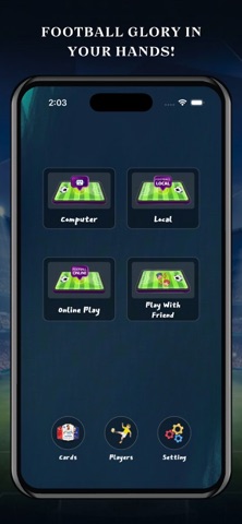 Football Trump Card Legende iPhone screenshot