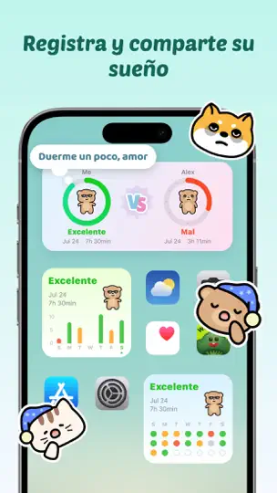 Captura de pantalla de Widgetable: Besties & Parejas en iPhone 5