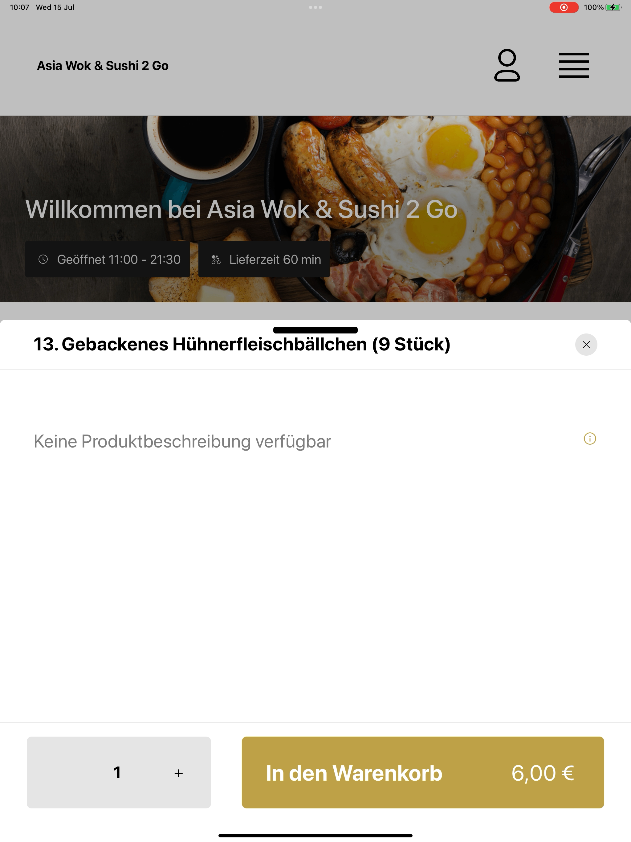Asia Wok & Sushi 2 Go screenshot 12