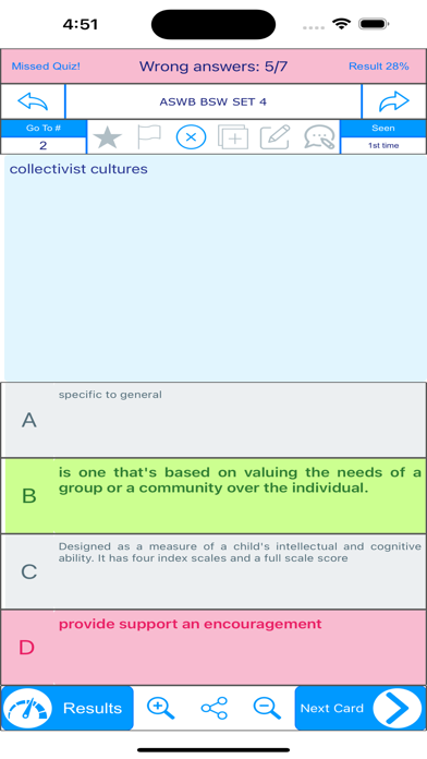 Screenshot #2 pour ASWB Social Work Practice Test