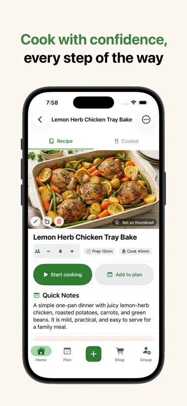RecipeRun: Meal & Grocery List screenshot 5 of 6