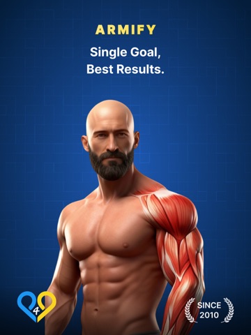 Armify: Arm & Biceps Workout iPad screenshot