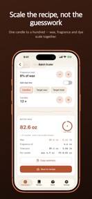 Meltpool: Candle Calculator screenshot