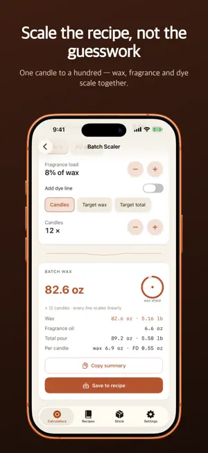 Meltpool: Candle Calculator screenshot 4