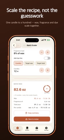 Meltpool: Candle Calculator Screenshot 4 of 9