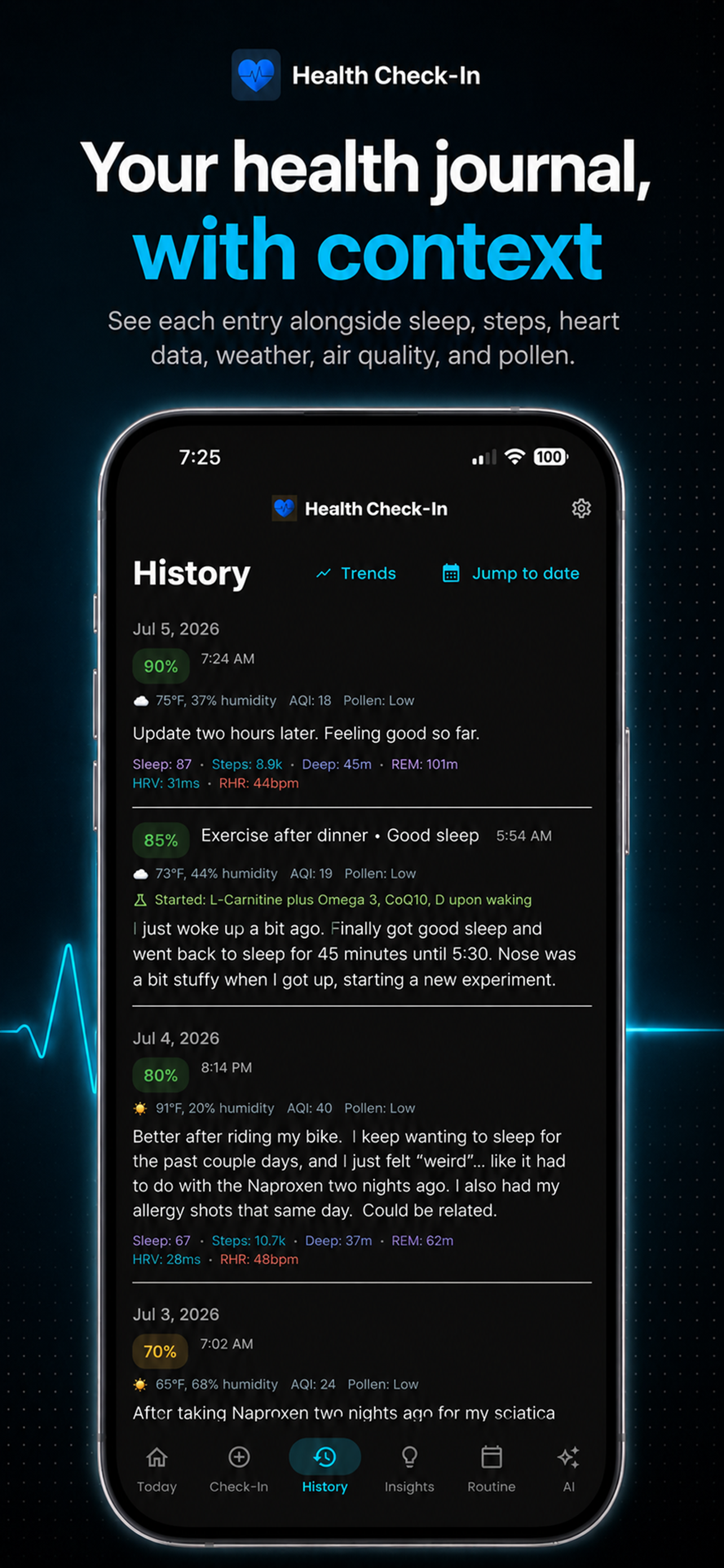 Health Check-In: How I Feel screenshot 4
