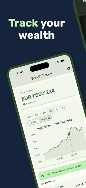 My Wealth Tracker screenshot 1