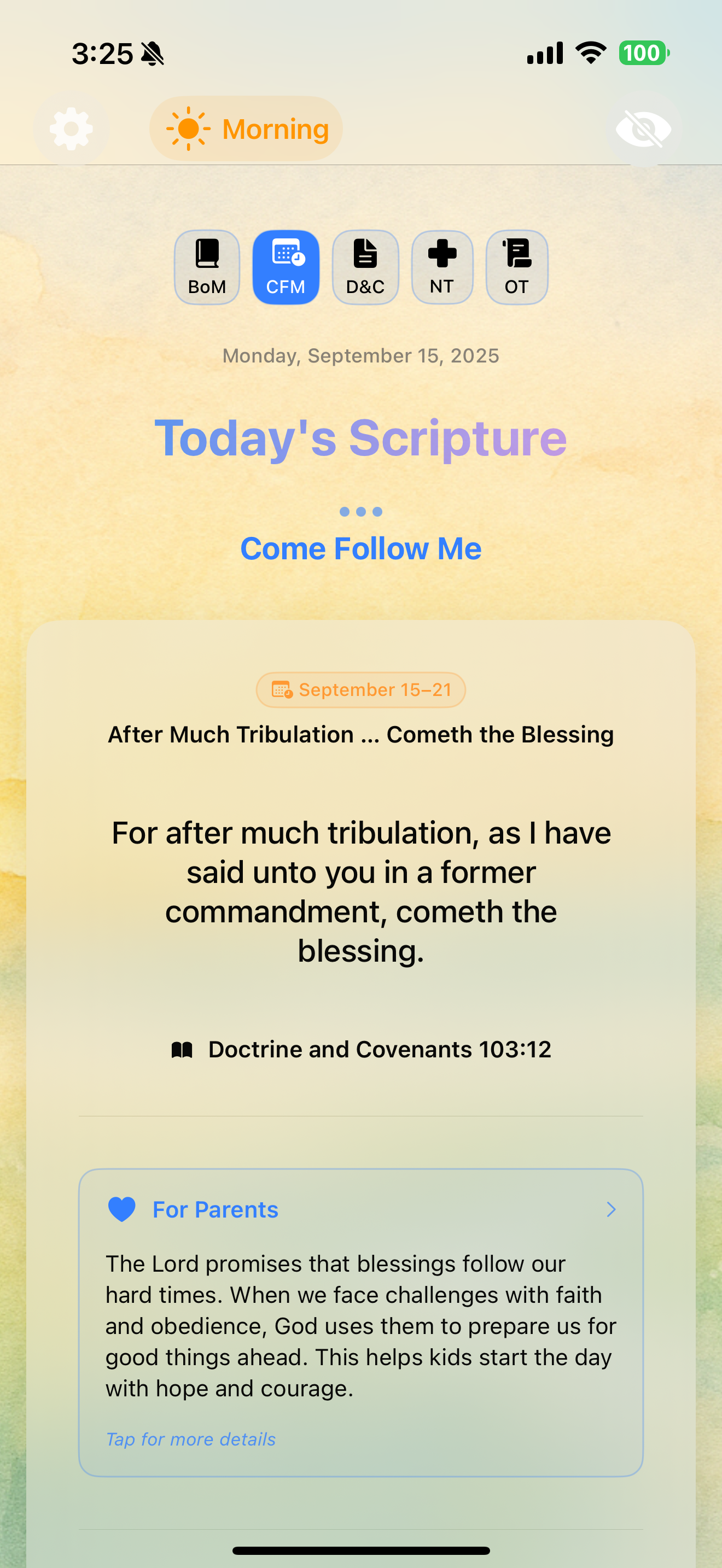 Scripture of the Day - Family