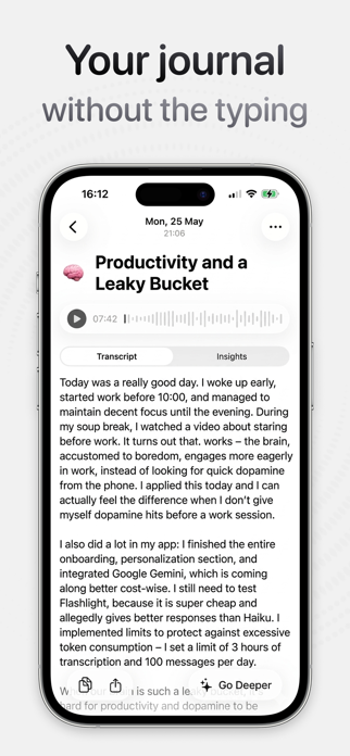 echo - voice journal Screenshot 5 of 5