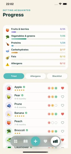BabyMeal: Solid Food Tracker screenshot 2
