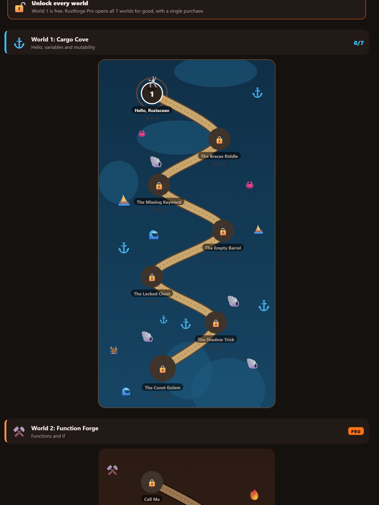 Screenshot 7 of Rustforge : a coding quest