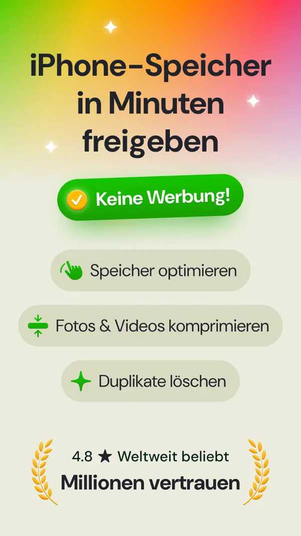 Clever Cleaner: AI CleanUp App iPhone App Screenshot 1 – Produktivität