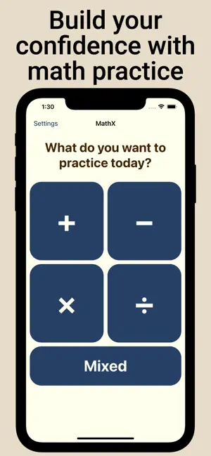 Math Flash Cards - MathX screenshot 4
