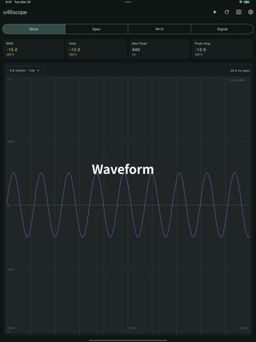 o46scope iPad screenshot
