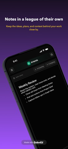 Artemis for GTD Screenshot 7 of 10