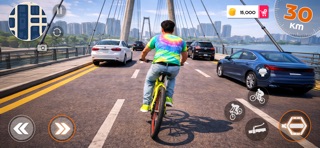 Urban Bicycle Delivery Games iPhone screenshot