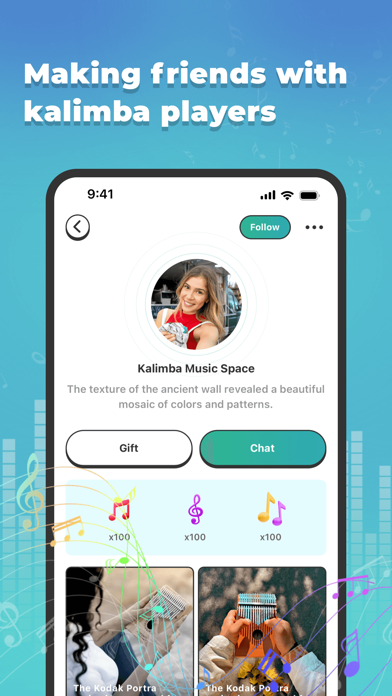 Kalimba: Play&Melody Share Screenshot
