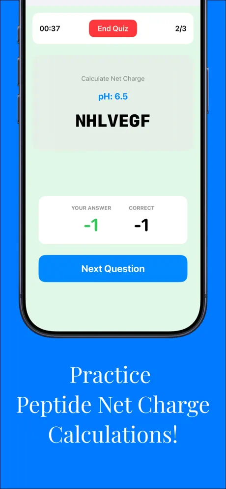 Amino Acids Quiz screenshot 5