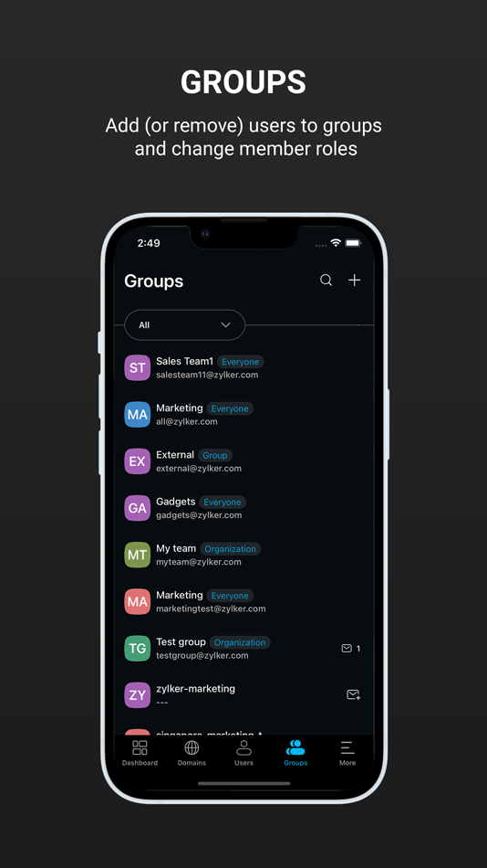 #2. Zoho Mail Admin (iOS) Podle: Zoho Corporation