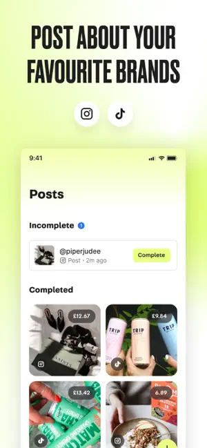 Social Tip: Post & Earn iPhone screenshot 3