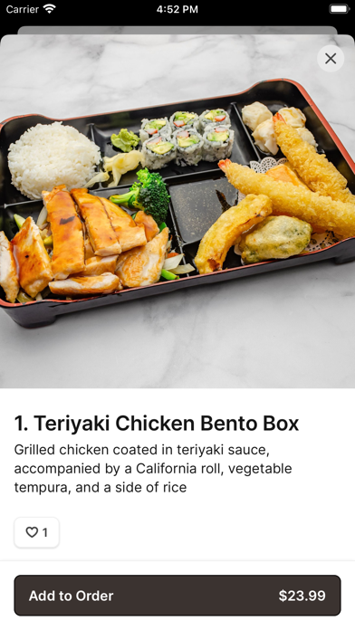 Kumo 27 iPhone screenshot 3 - Food & Drink app