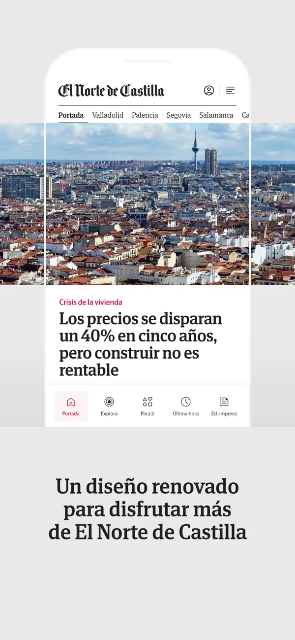 Screenshot #1 pour El Norte de Castilla